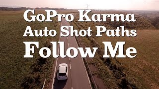GoPro Karma Drone : AUTO SHOT PATHS "Follow Me" Mode 　-BMW X1-