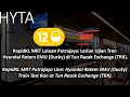 RapidKL MRT Putrajaya Line: Hyundai Rotem EMU (Ducky) Train Test Run at Tun Razak Exchange (TRX).