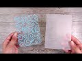 Embossing Paste WITH Embossing Folders? Absolutely GORGEOUS!