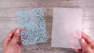 Embossing Paste WITH Embossing Folders? Absolutely GORGEOUS!