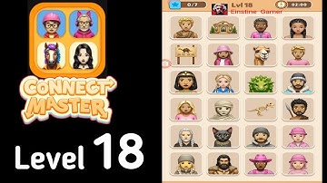 Connect Master Match Puzzle level 18 Guide Walkthrough Solution