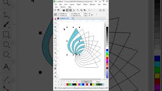 Coreldraw Tutorial - Use Smart Fill Tool For More Tips #shorts_video #textefiting