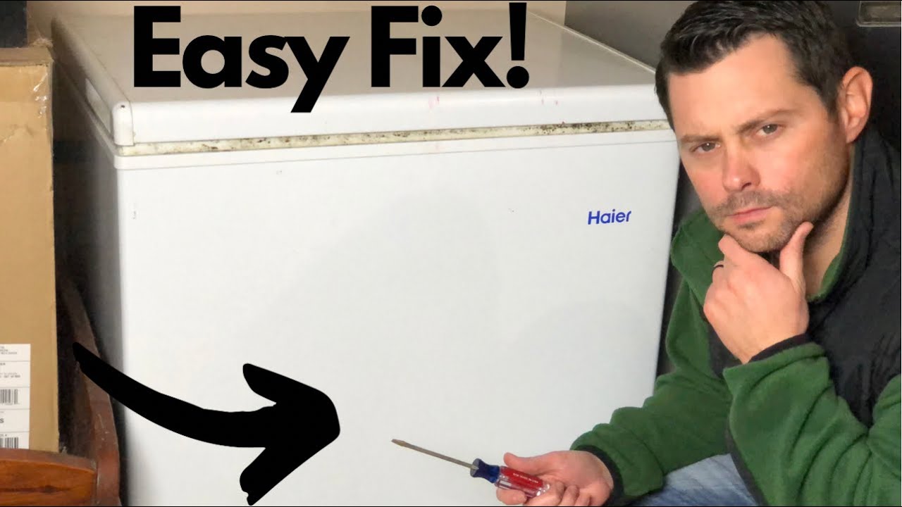 How to Fix a Deep Freezer That Isn't Cooling. Easy Fix! 