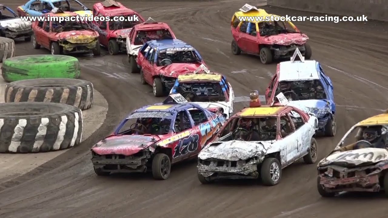 Kings Lynn 2 Litre Banger Racing Bandit Memorial Final Demolition Derby 2019 Impact Videos YouTube