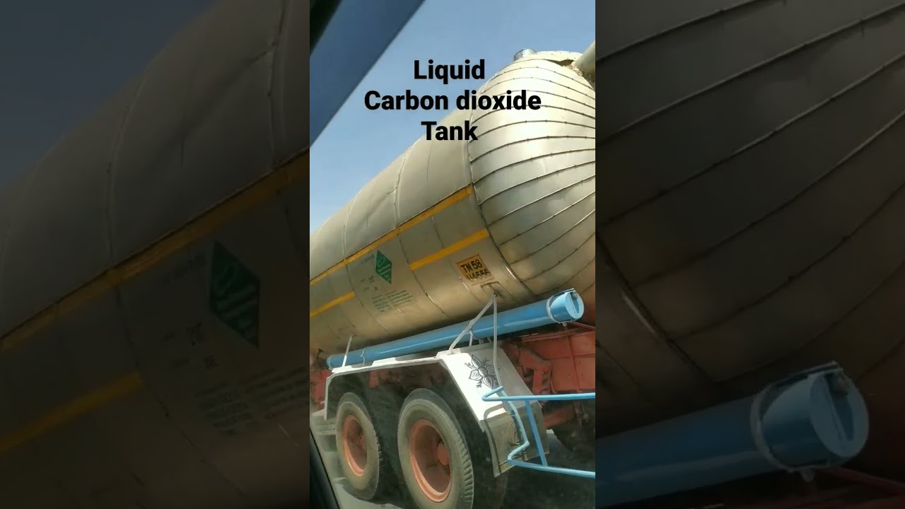 Liquid carbon dioxide tank 
