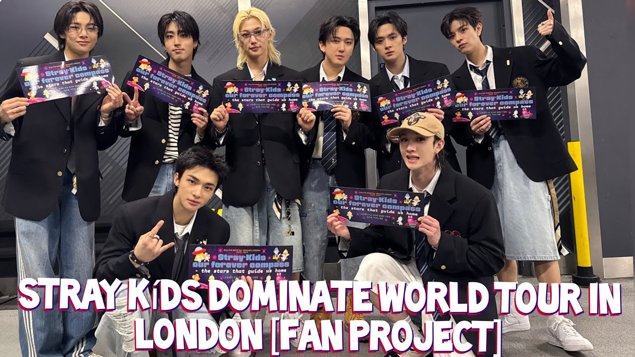 Stray Kíds DominATE World Tour in LONDON [Fan Project] - YouTube