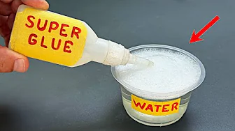 What Happens When You Mix Super Glue with Water? Nobody Expected This!