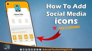 How to Add Social Media Icon in Kodular Without Coding