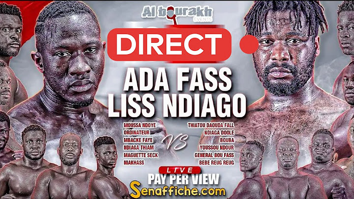 [🔴 DIRECT ] FACE A FACE ADA FASS VS LISS NDIAGO