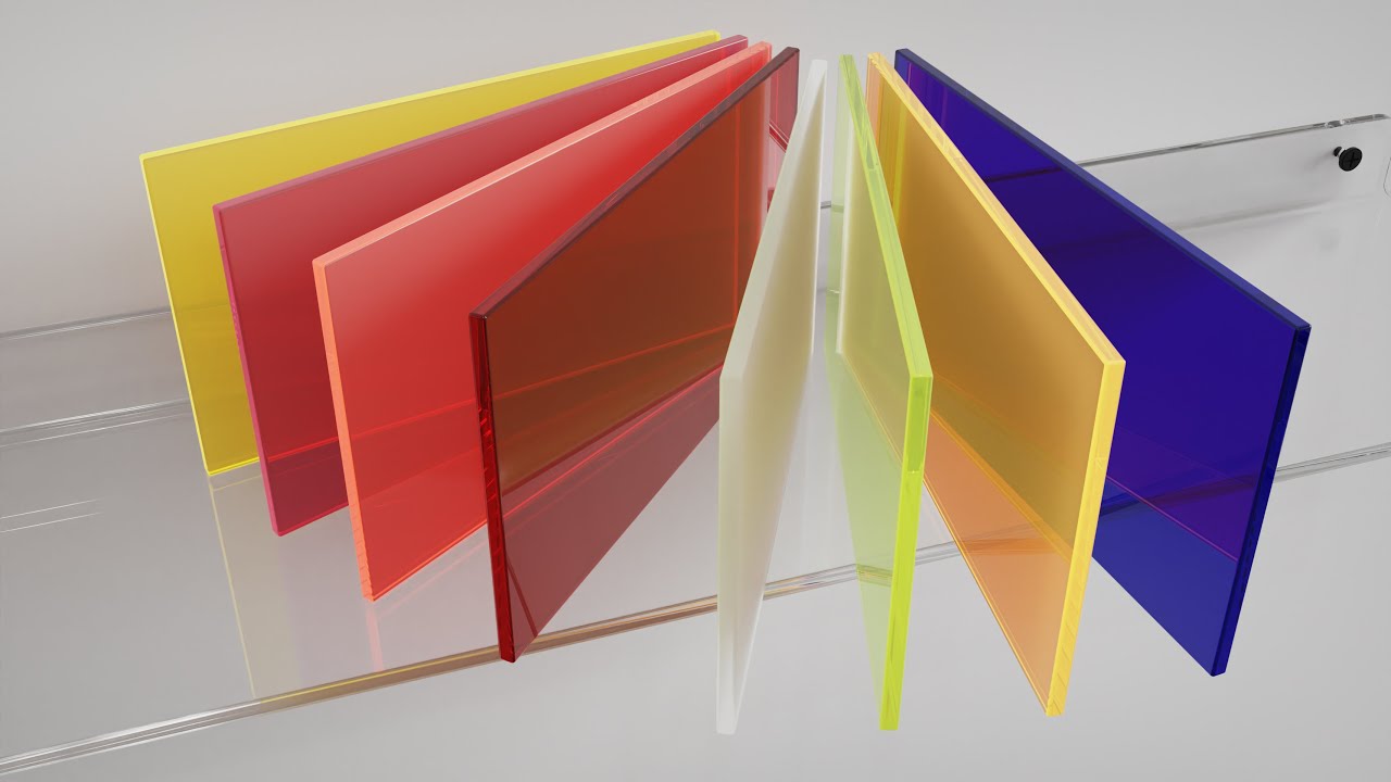 Acrylic Material Samples Keyshot Renders YouTube