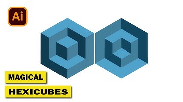 3D Hexi cube Design | Adobe Illustrator Logo Design Tutorial