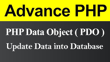 Update Data into Database using PDO in PHP (Hindi)