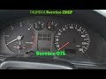 ОШИБКА SERVICE INSP AUDI A4 B5