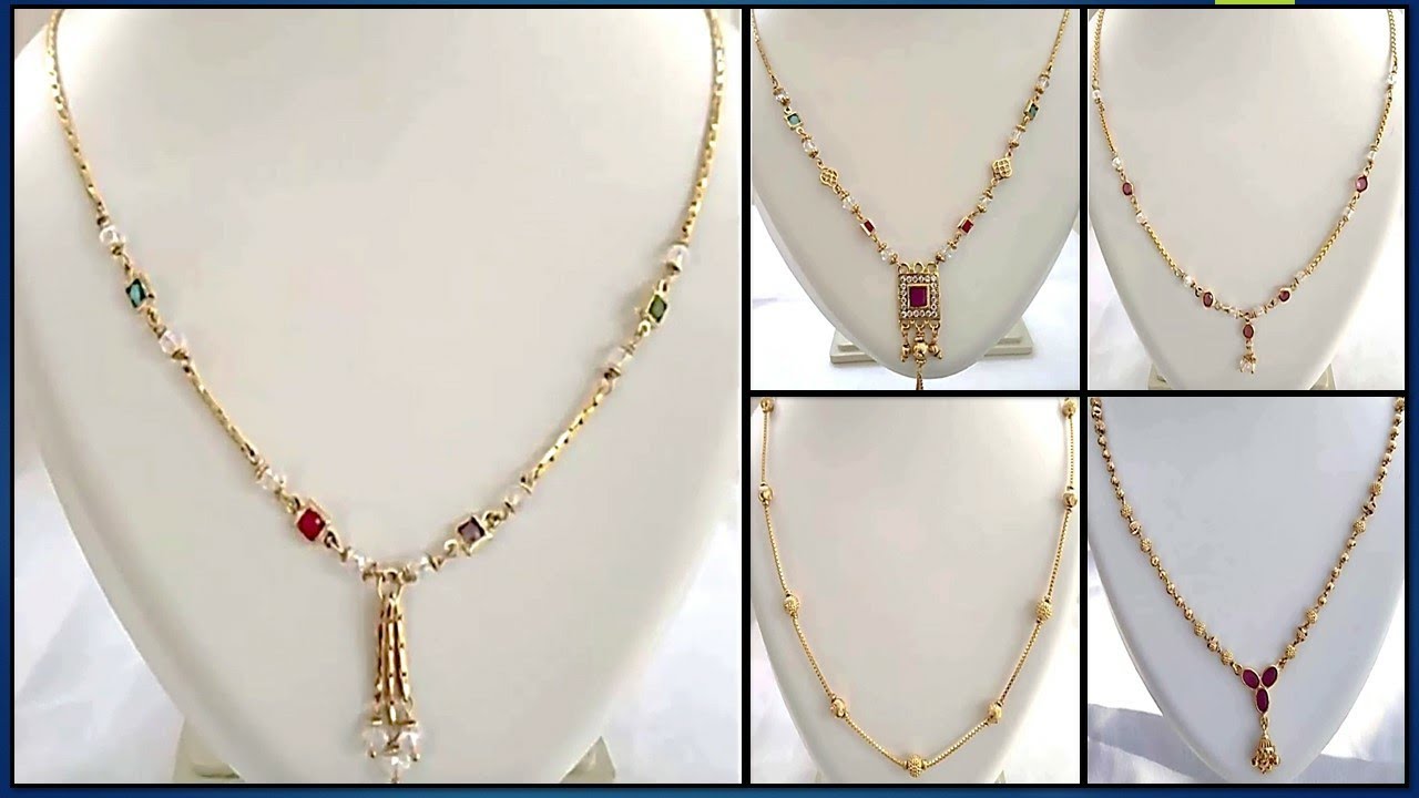 light weight daily wear gold chain