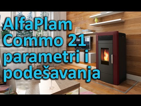 Parametri za Alfa Plam COMMO 21 - peć na pelet podešavanja alfaplam commo