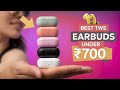 Top 3 Best Earbuds Under ₹700 in 2025 💥 Freedom Sale Loot Deals 🔥 Amazon + Flipkart