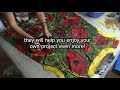 New Poppy Seed Flowers Dress Video Tutorial Demo