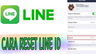 TUTORIAL RESET ID LINE/GANTI ID LINE |Tutorial lengkap