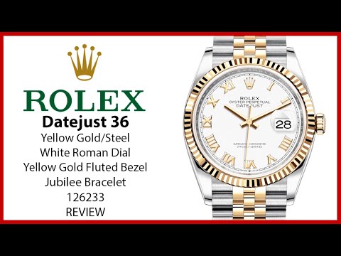 Rolex 36mm Datejust 16233 Two Tone 18k Gold Diamond Bezel Olive Dial 4  126233