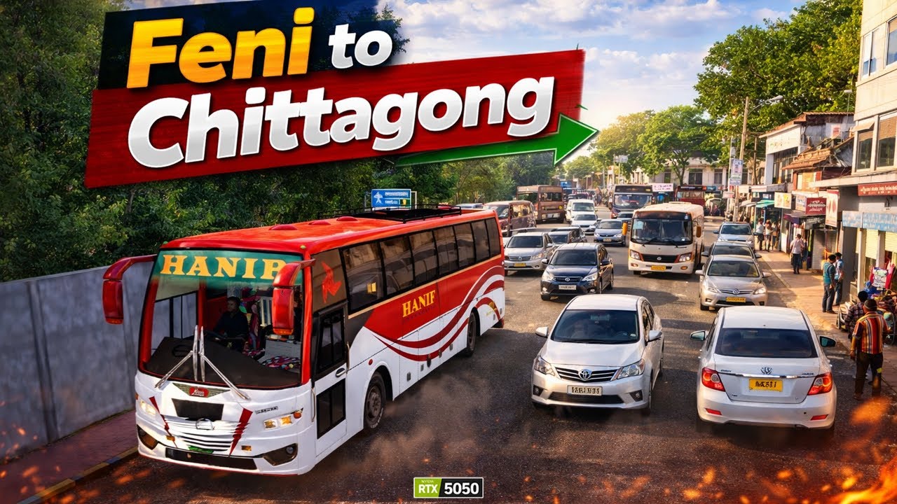 Feni to Chittagong Bus Drive 🇧🇩 | Hino BD Bus | MBD V8 Beta ETS2 | RTX 5050