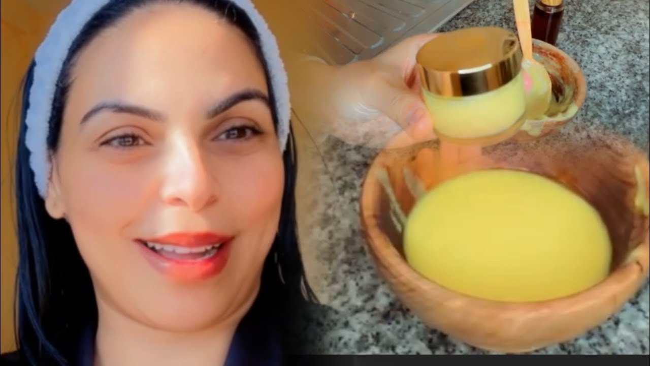 فيتامين c 🍊لشباب البشرة كريم طبيعي بشرة صافية بدون تصبغات 🌸اصنعي بنفسك إبر النظارةفي المنزل🍒🌸