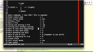 German - Vim: getting started