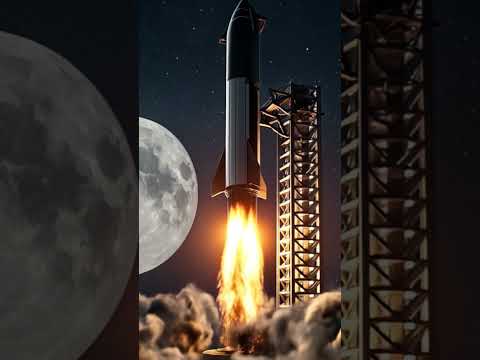 솟아오르는 로켓 | 인류의 새로운 시작.(Rocket Soars from the Moon | Humanity’s New Era)