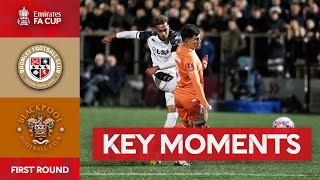 Bromley v Blackpool | Key Moments | First Round | Emirates FA Cup 2023-24