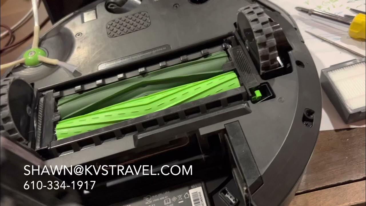 i3+ Roomba with dirt dispenser maintenance how to replace filter, clean