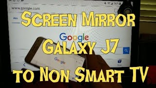 Galaxy J7J7 Prime: How to Screen Mirror to TV | Play Games ...