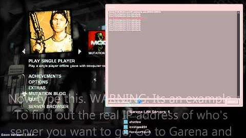 How to connect to a server in L4D2 Garena *OUTDATED*