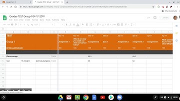 Google Classroom- Exporting your grades to a Google Sheet