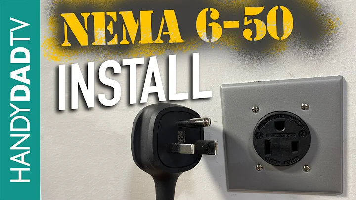 Hubbell NEMA 6-50 Outlet DIY Installation / FAST Tesla EV Home Charging Level 2