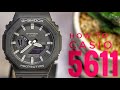 Casio 5611 Module | G-Shock GA-2100 series watch time set-up & functions demo
