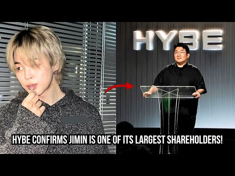 Just Revealed Jimin The Largest Shareholder Of HYBE Among The BTS Members 
