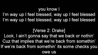 Video thumbnail of "Big Sean feat Drake - Blessings ( lyrics)"