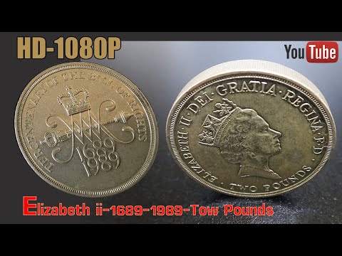 Queen Elizabeth Ii-1689-1989-Two Pounds HD1080P