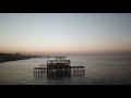 Brighton sunrise in Feb dji mavic pro drone flight