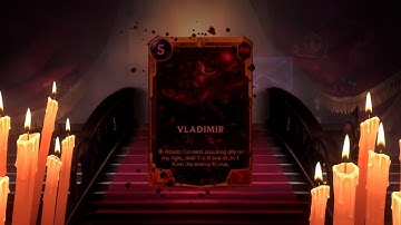 Legends of Runeterra - Vladimir level up animation All voice clips