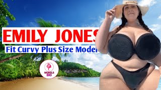 Emily Jones Biography, BBW curvy plus size model, wiki, net worth, Body measurements.