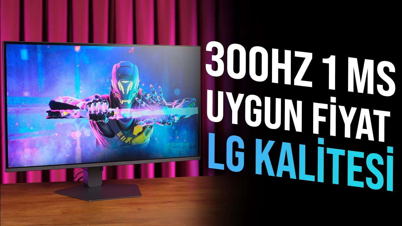 LG UltraGear 27G550B-B G5 27" 300Hz 1ms HDMI DP AdaptiveSync HDR10 FHD IPS Gaming Monitör