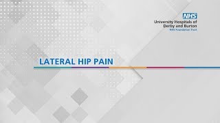 Lateral Hip Pain