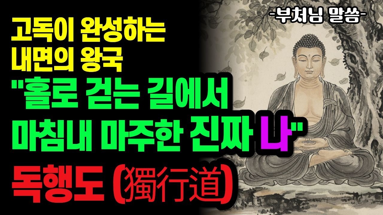 홀로 걷는 길 위에서 비로소 만나는 온 세상의 주인 | 붓다의 독행도(獨行道)