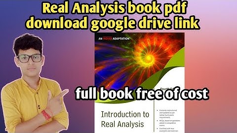 Real analysis book pdf Bartle sir book the most important book #mathtech