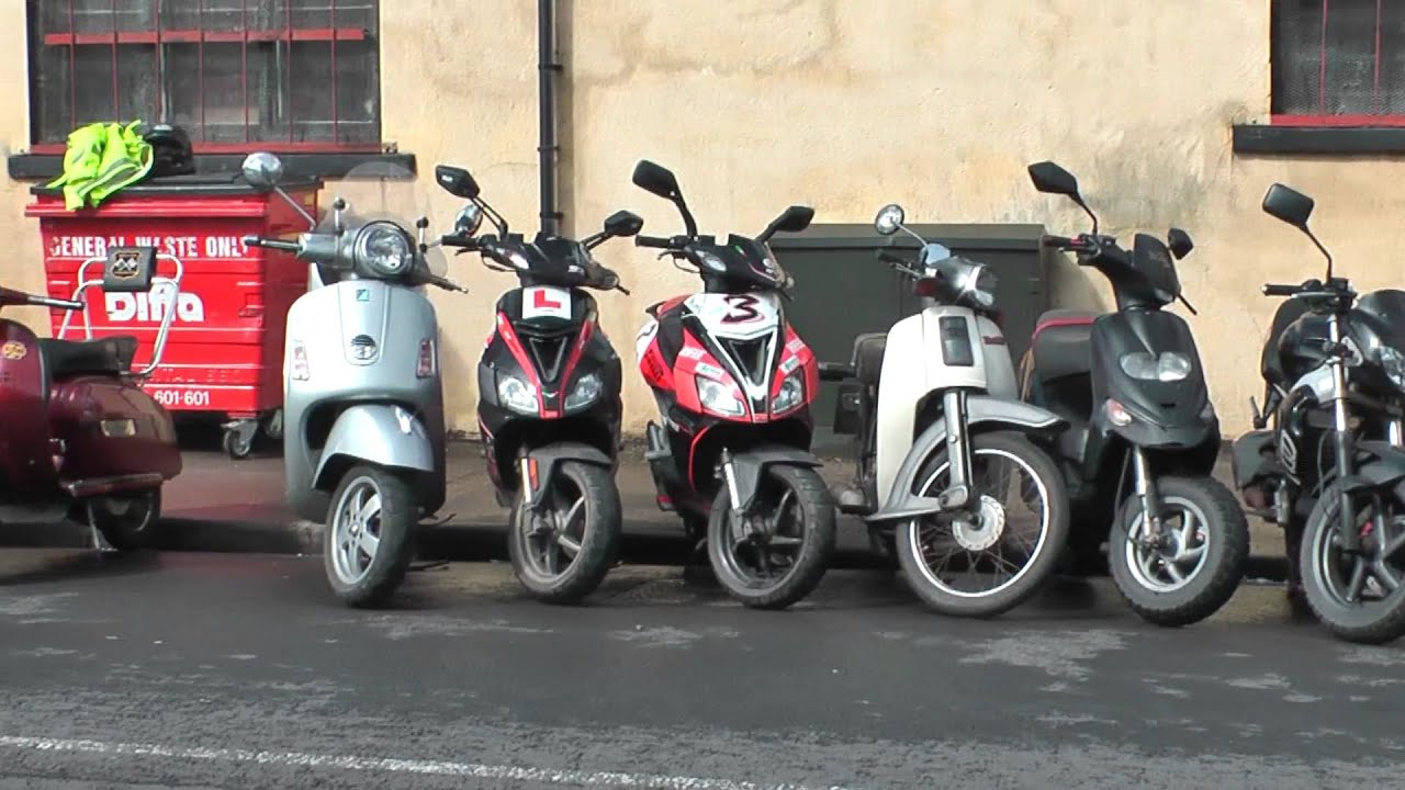 South wales scooter clubs meet at Wildcat scooters of Newport in