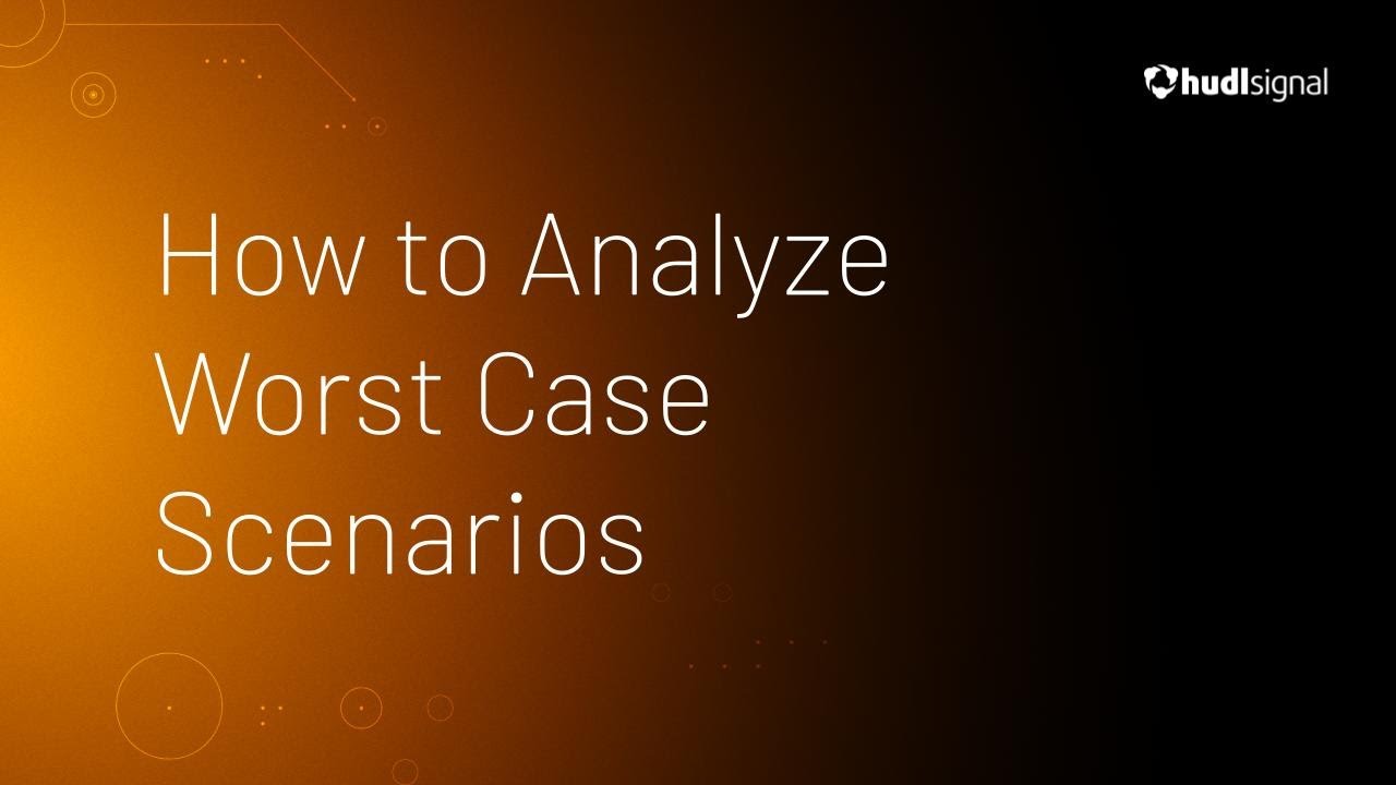 How to Analyze Worst Case Scenarios • Signal - YouTube