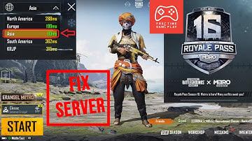 HOW TO FIX SERVER LOCK IN PUBG MOBILE SESSION 16 🔥 HOW TO MOVE ASIA SERVER IN PUBG MOBILE🔥
