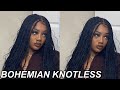 Bohemian Knotless Box Braids