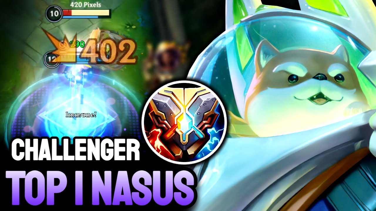 WILD RIFT NASUS - TOP 1 NASUS GAMEPLAY - CHALLENGER RANKED