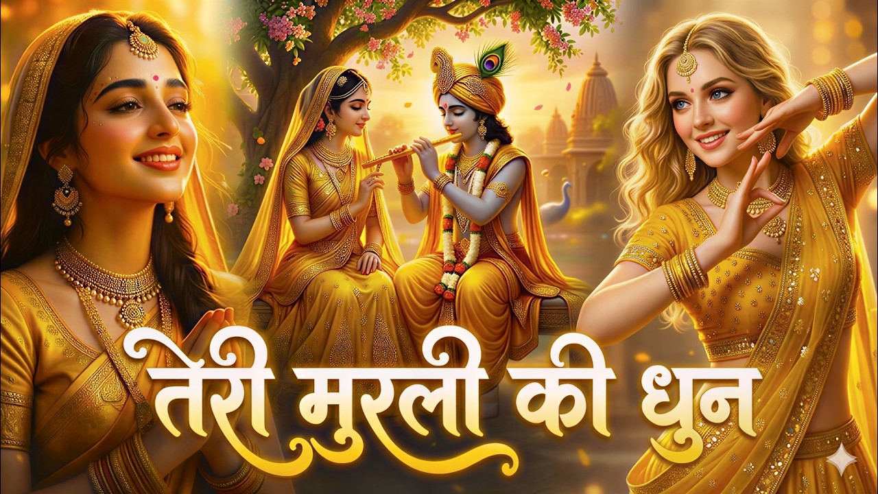 तेरी मुरली की धुन सुनने मैं बरसाने से आयी | Teri Murli Ki Dhun - Most Popular Radha Krishna #bhajan